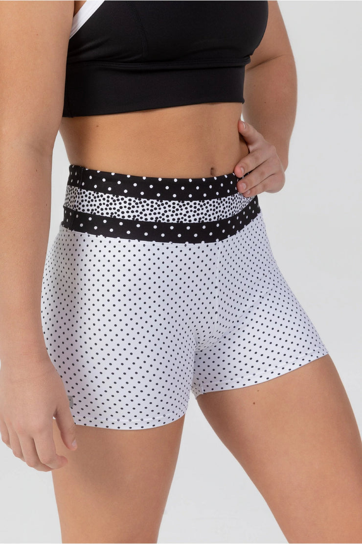 Sylvia P - Polka Polka Short - Adult (21-11-GHY-016) - Black Final Sale