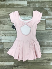So Danca - Children's Christabel Cap Sleeve Leotard Dress - Child (SL122) - Light Pink