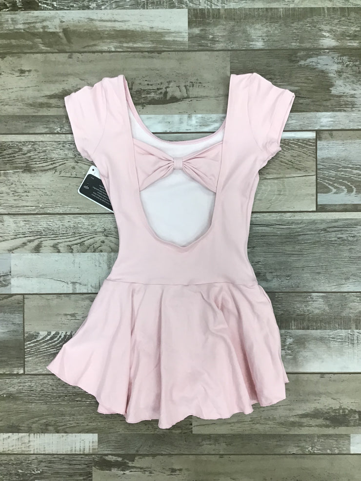 So Danca - Children's Christabel Cap Sleeve Leotard Dress - Child (SL122) - Light Pink