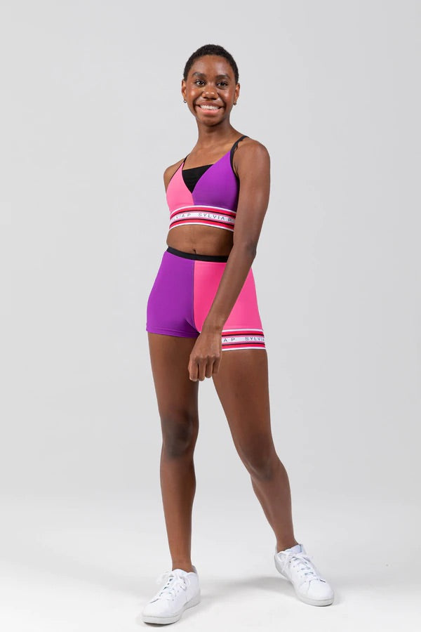 Sylvia P - Airspeed Crop Top - Adult - Multicolored - Final Sale