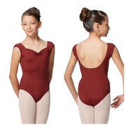 Lulli Dancewear - Princess Seam Cap Sleeve Leotard - Child (LUB340C) - Black