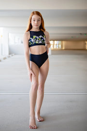 *Oh La La Dancewear - The Bailey Brief - Child/ Adult (OLL138B-ECL) - Eclipse Final Sale