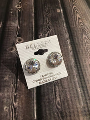 Belleza Collection - Swarovski Crystals Pierced Earrings - 15mm