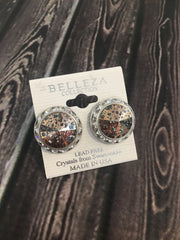 Belleza Collection - Swarovski Crystals Pierced Earrings - 20MM - XL