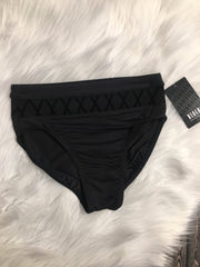 Bloch - Diamond Mesh High Waist Briefs - Adult (FR5041) - Black FINAL SALE