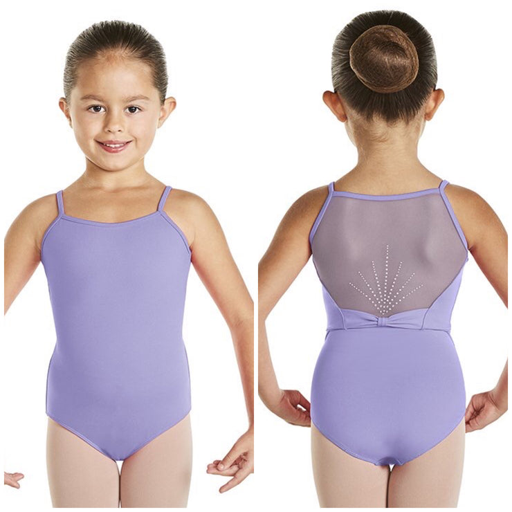 Bloch - Deco Diamante Back Camisole Leotard - Child (CL4847) - Lilac