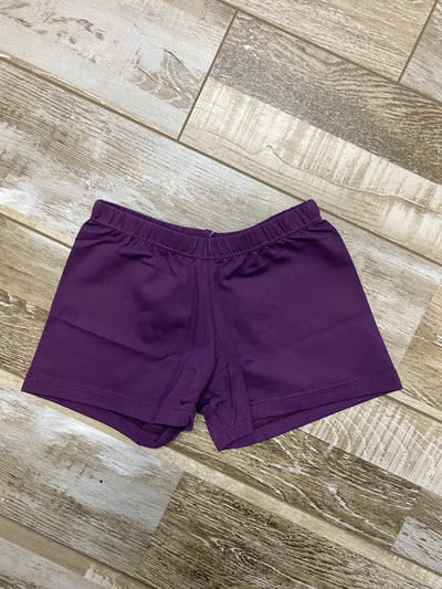 So Danca - High Waisted Shorts - Child/Adult (SL83/SL82) - Dark Purple