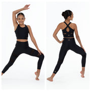Bloch by Flo Active - Chloe 7/8 Leggings - Child (FM1213) - Black
