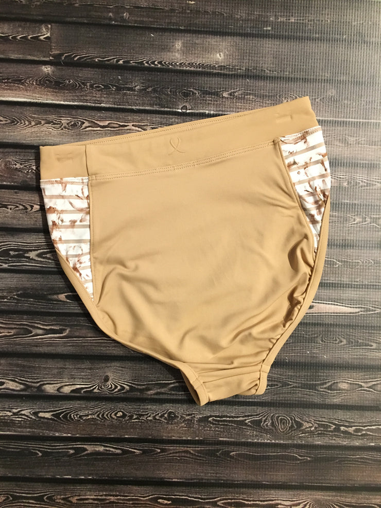 Bloch - Printed Mesh High Waisted Brief - Adult (FR5053) - Nomad - Final Sale