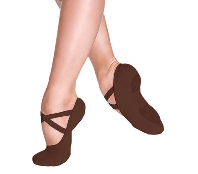 So Danca - Stretch Canvas Split Sole Ballet Shoe - Adult (SD16) - Mocha