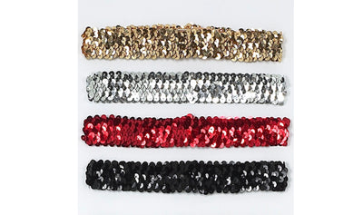 Dasha Designs - Silver Sequin Headband - Child/Adult (FA292SL) - Silver