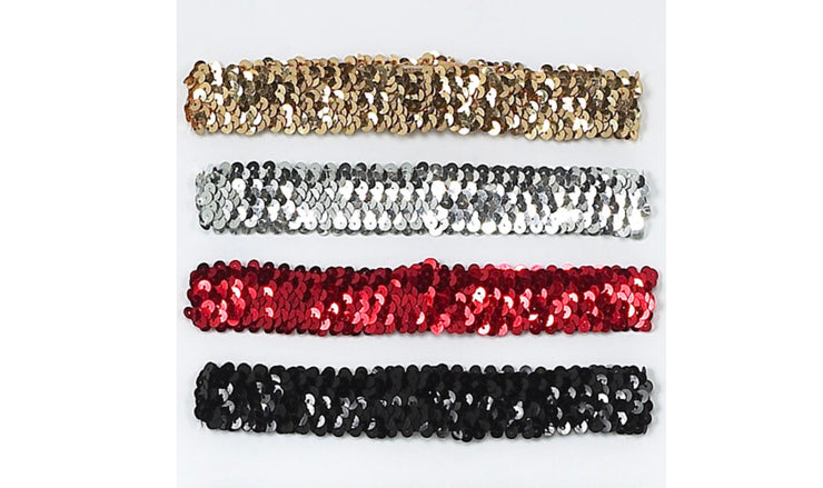 Dasha Designs - Silver Sequin Headband - Child/Adult (FA292SL) - Silver