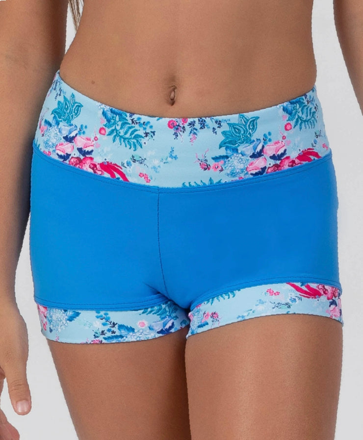 Sylvia P - Maliah Short - Child/Adult (21-11-GHY-015) - Blue Final Sale