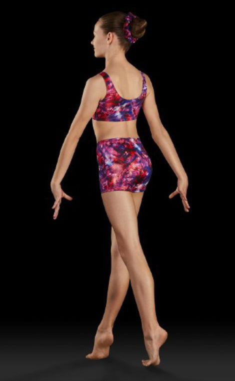 Bloch - Printed Crop Top - Child (GB193C) - Floral Fusion