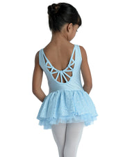 Danz N Motion - Zadie Girls Macrame Camisole Dress - Child (19205C) - Light Blue